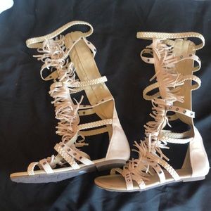 Tan Gladiator Shoes